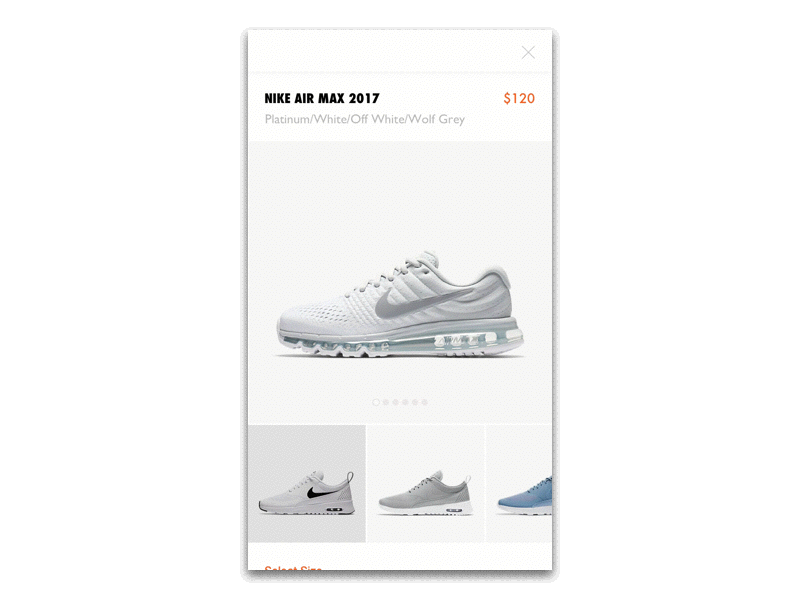 Nike Redesign (First Shot) animation checkout clean debut ecommerce firstshot mobile nike redesign ui ux visualdesign