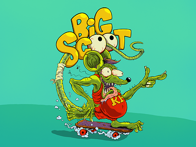 Big Scoot art illustration