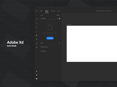 Adobe XD - Dark Mode (UI Concept) adobexd branding design free illustration interface typography ui user experience user interface ux web xd