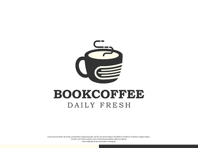 Coffee Logo Design | Food & Drink Logo Idea book branding business cafe coffee drink food graphic design illustration logo restaurant shop