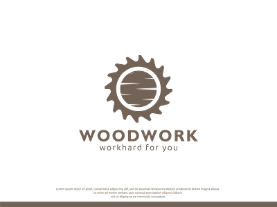 Woodworking Logo Design Idea