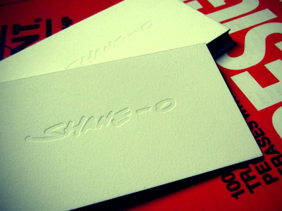 My personal business cards business card letterpress shane o typography