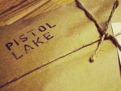 Pistol Lake Packaging fashion kraft paper mens apparel stamp twine