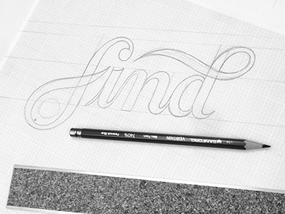 Find lettering pencil sketch type typography wip workinprogress