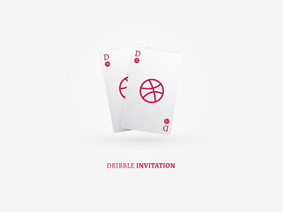 Dribble Invitation draf dribble illustration invitation invite