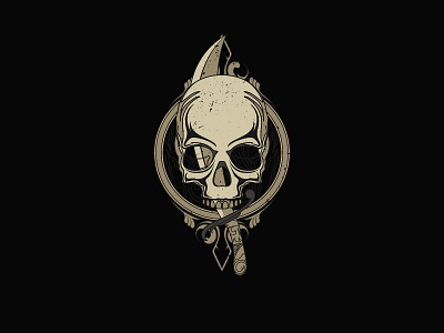 Pirate Saber illustration pirate saber skull sword