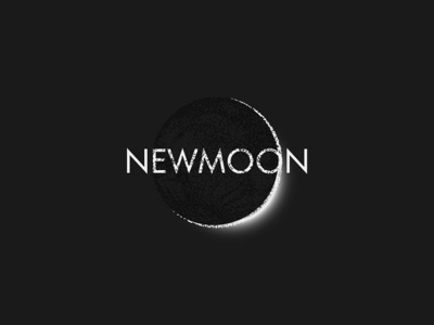 New Moon design dot draw dribbble galaxy graphic illustration logo moon new space typography vector