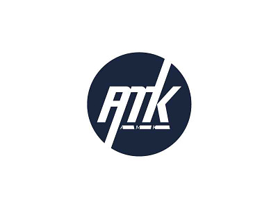 lettermark logo AMK branding design dribbble graphic lettermark logo typography vector