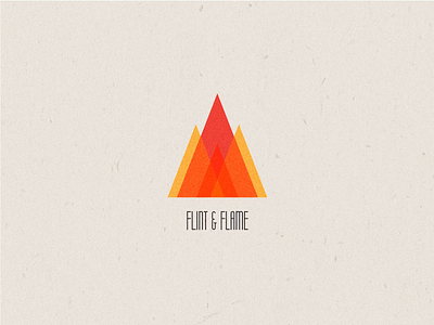 Daily Logo Challenge: Day 10 brand branding design fire flame flint illustration logo texture