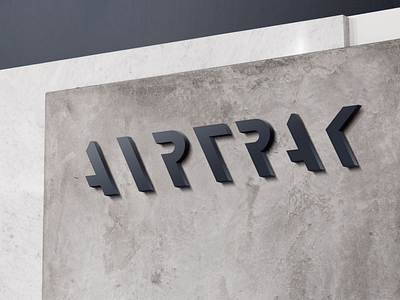 Daily Logo Challenge: Day 12 airline airtrack airtrak brand branding dailylogochallenge design logo minimal