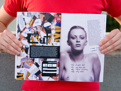 Scratch Magazine handmade print publication typography