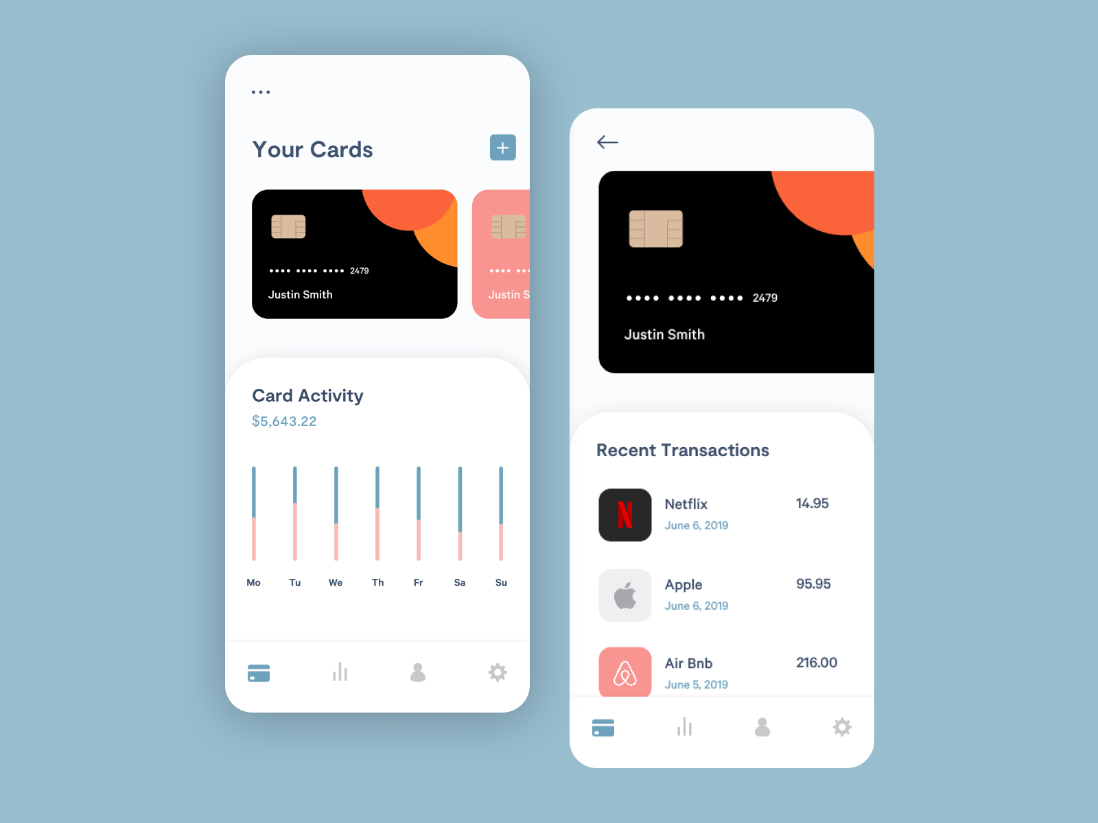 Credit Card Dashboard By Alexandra Taylor On Dribbble