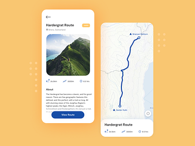 Hiking App Concept