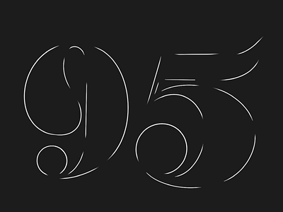 Drawing a number everyday - 95