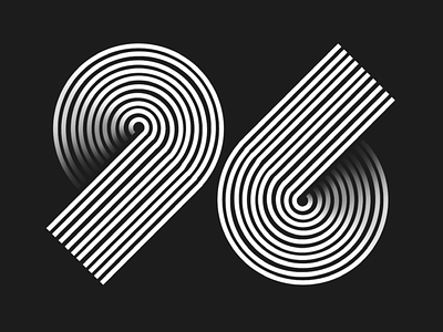 Drawing a number everyday- 96 hand drawn ipad numbers procreate typography