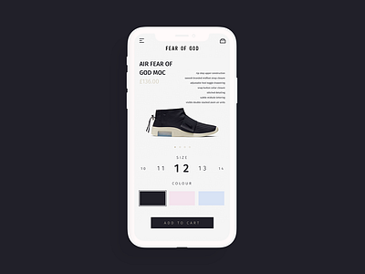 Fear of God E-Commerce Shop - Daily UI :: 012