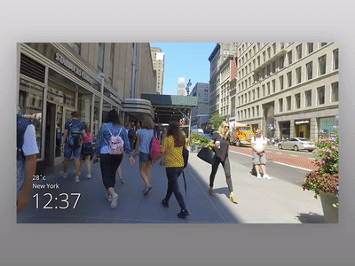 Google Glass Direct Messaging - Daily UI :: 013 animated animation app augmented reality clean daily 100 challenge dailyui design flat glass google google glass minimal type typography ui ux vector voice search web