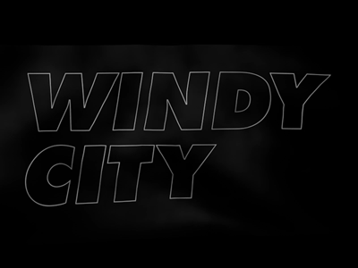Windy City Flag 3d animation cinema4d clean design motion motion design motion graphics motiongraphics typography vector