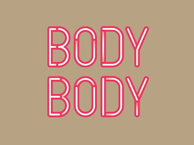 Body Body art direction astrolauder branding design direction graphic design identity design illustration james lauder lauder creative