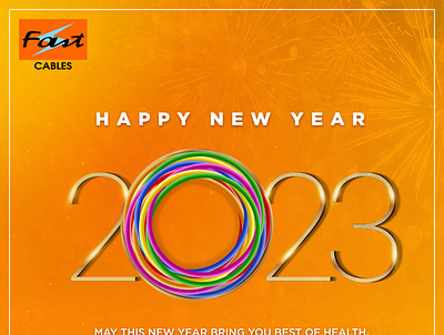 Happy New Year 2023 Wishes Card animation branding card design graphic design