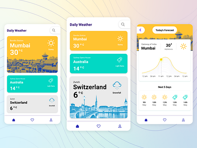 Daily Weather App UI