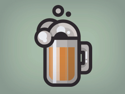 Pint groovy illustration photoshop pint vector