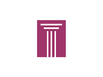 INA academic data identity logo mark pillar symbol
