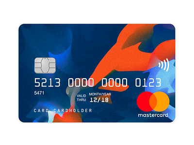 Credit Card Design I card cinema4d experimental illustration illustrator