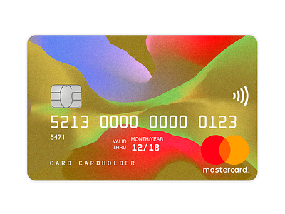 Credit Card Design II card cinema4d experimental illustration illustrator