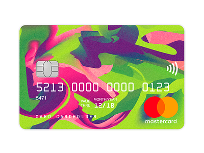 Credit Card Design III card cinema4d experimental illustration illustrator