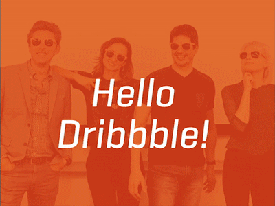 Hello Dribbble! angle debut design development hello motion projekt202 research ux welcome