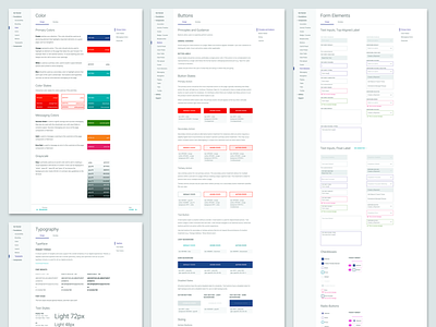 Design System Layout brand buttons colors components design system documentation fonts library pattern principles ui ux