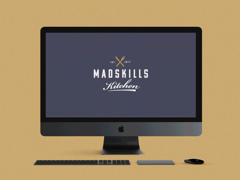 Mad Skills Kitchen branding charity design desktop food logo restaurant screen service industry website