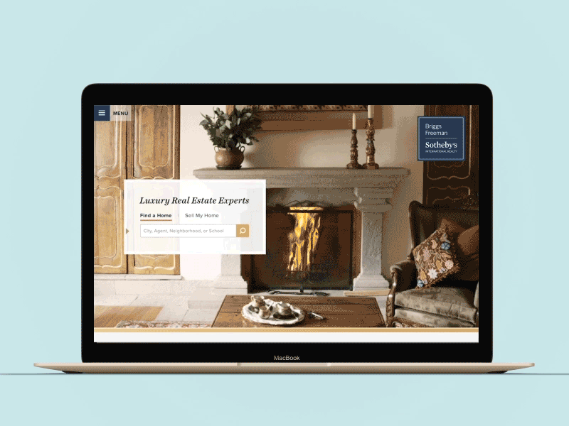 Sotheby's Homepage Concept