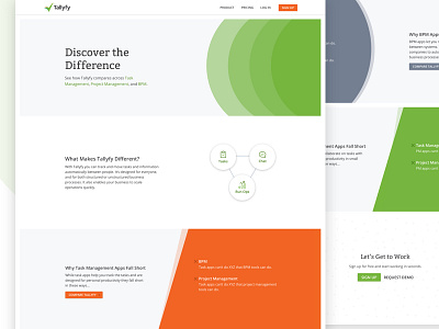 Difference Page colorful product design ui ux web design website