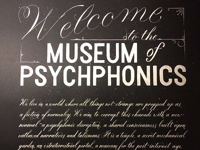 Museum of Psychphonics, Final