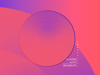 Playing with Gradients adobe gradients illustrator pink purple