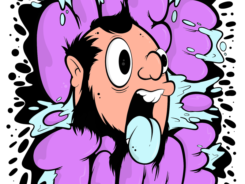 Having a Nice Time adobe fresco ipad digital art illustrator