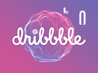 Dribbble #FirstShot design dribbble first shot motion particles