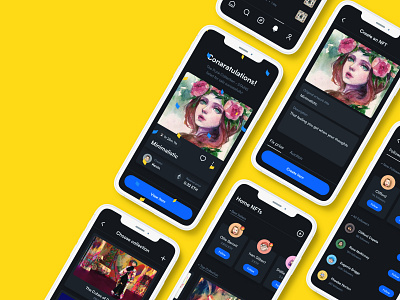 NFT Web UI app design app mockup app ui app ui design crypto crypto app crypto ui landing page logo design mockup design nft app nft app ui nft ui ui uiux user interface web app design web app ui web design web ui