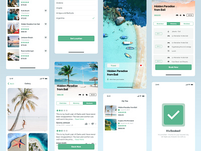 Travel App UI Design