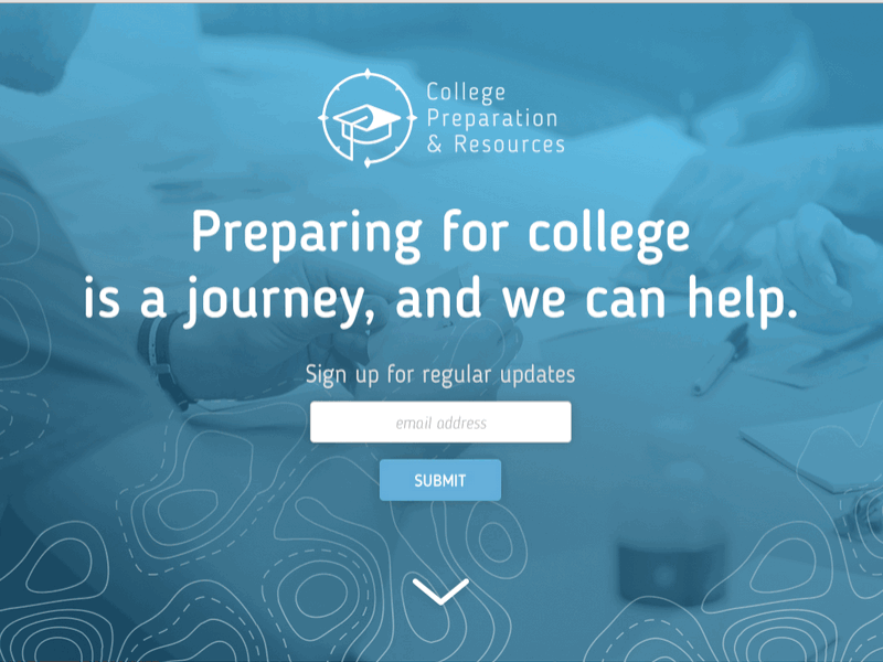 College Prep Landing Page v2