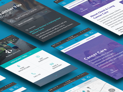 Healthcare Mobile Screens health healthcare interface iphone mobile ui ux web website