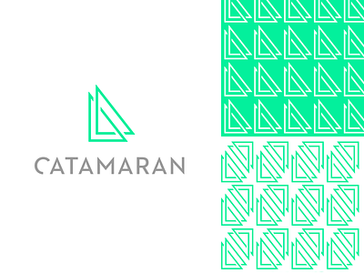 Catamaran Rebrand accelerator brand catamaran education healthcare incubator logo