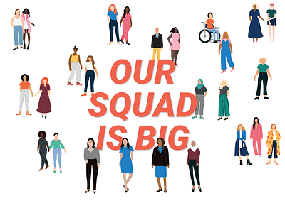 Squad Goals congress illustrator squad usa vector art