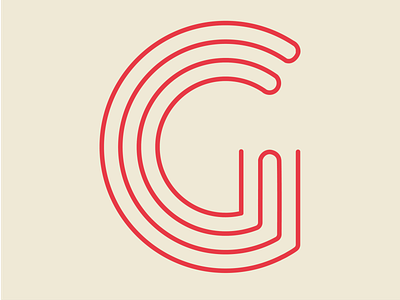 36 Days of Type - G 36dayoftype 36days g 36daysoftype08 brand letter stripe type typeface typography