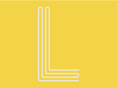 Letter "L" - 36 Days of Type 36days l 36daysoftype 36daysoftype08 illustration letter line logo mark symbol type typography