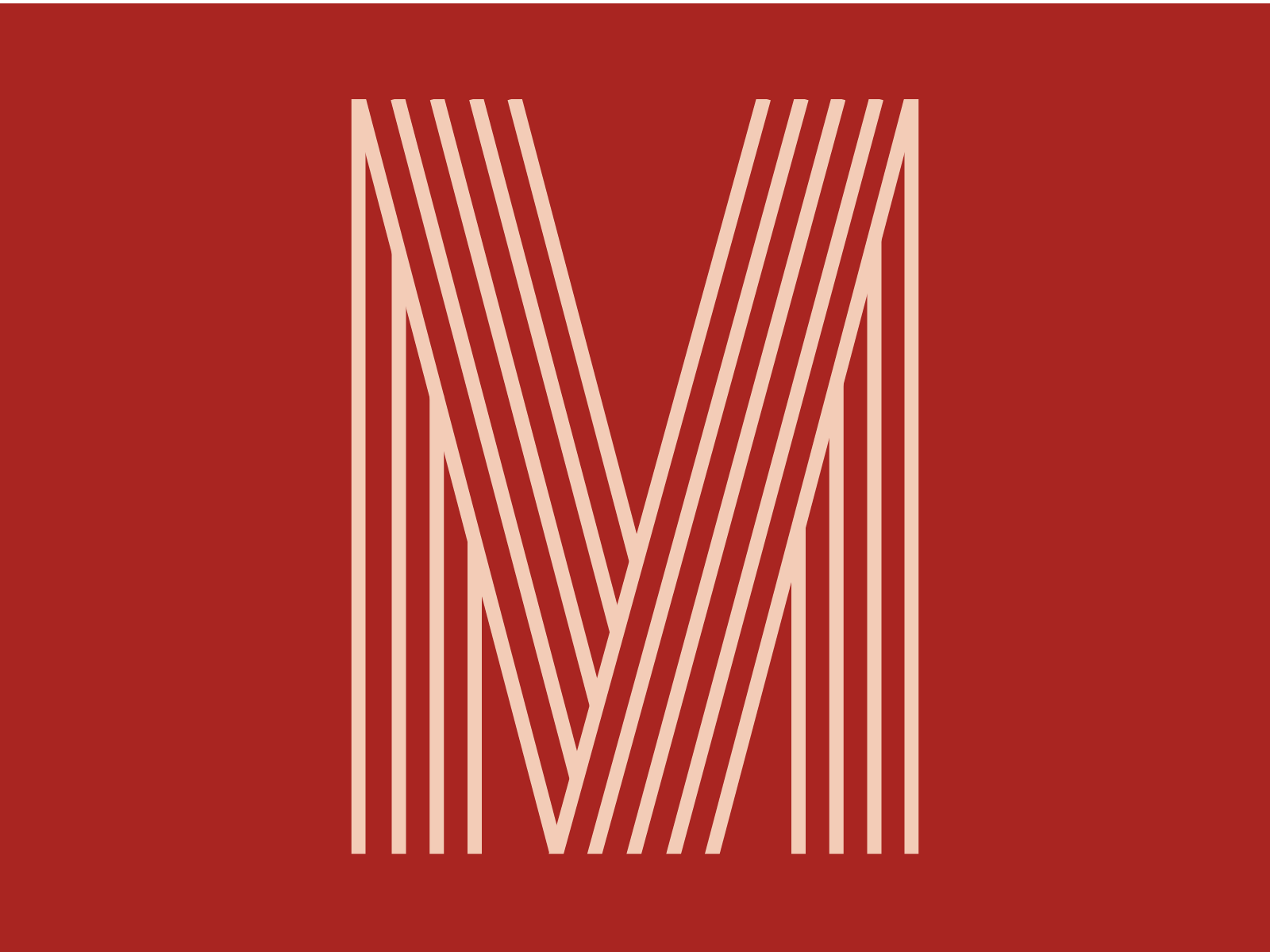 Red Letter "M" - 36 Days Of Type By Stan Zaykowski On Dribbble