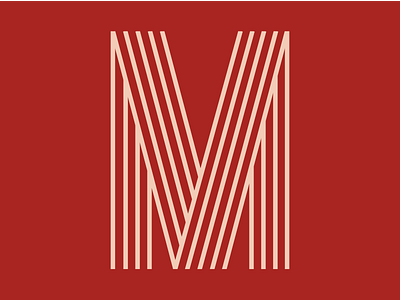 Red letter "M" - 36 Days of Type 36days m 36daysoftype 36daysoftype08 challenge letter lettermark logo mark netflix red symbol type typeface typography