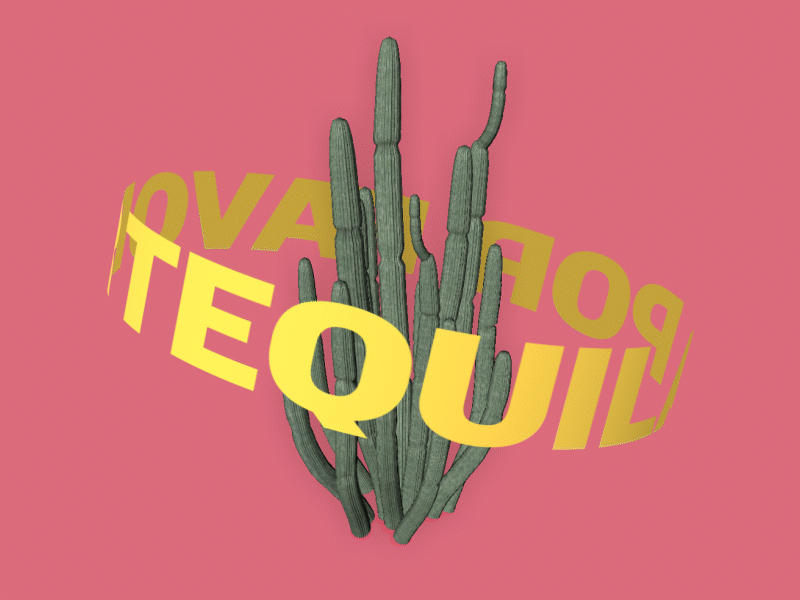 Tequila por favor after effect animation gif kinetic mexico motion motion design motion graphics type typography